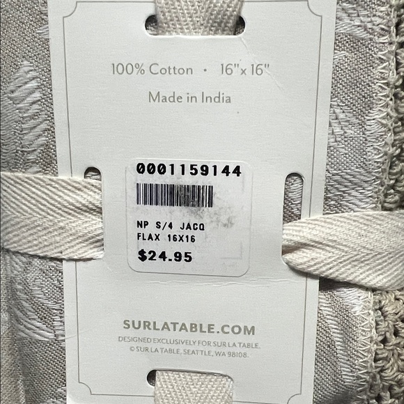 Sur La Table Natural Cotton Napkins - Picture 1 of 3